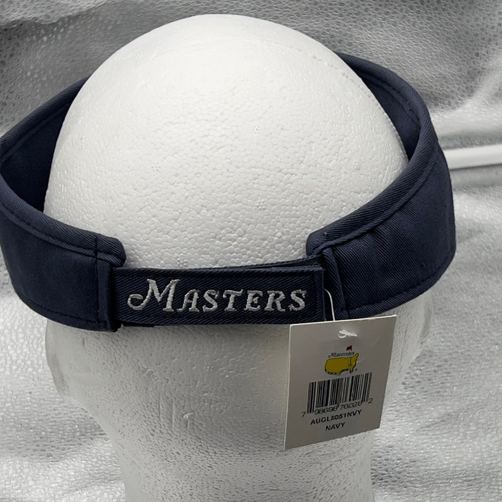 American Needle Masters 2022 Golf Visor Navy Blue Adjustable Hat - Picture 3 of 8
